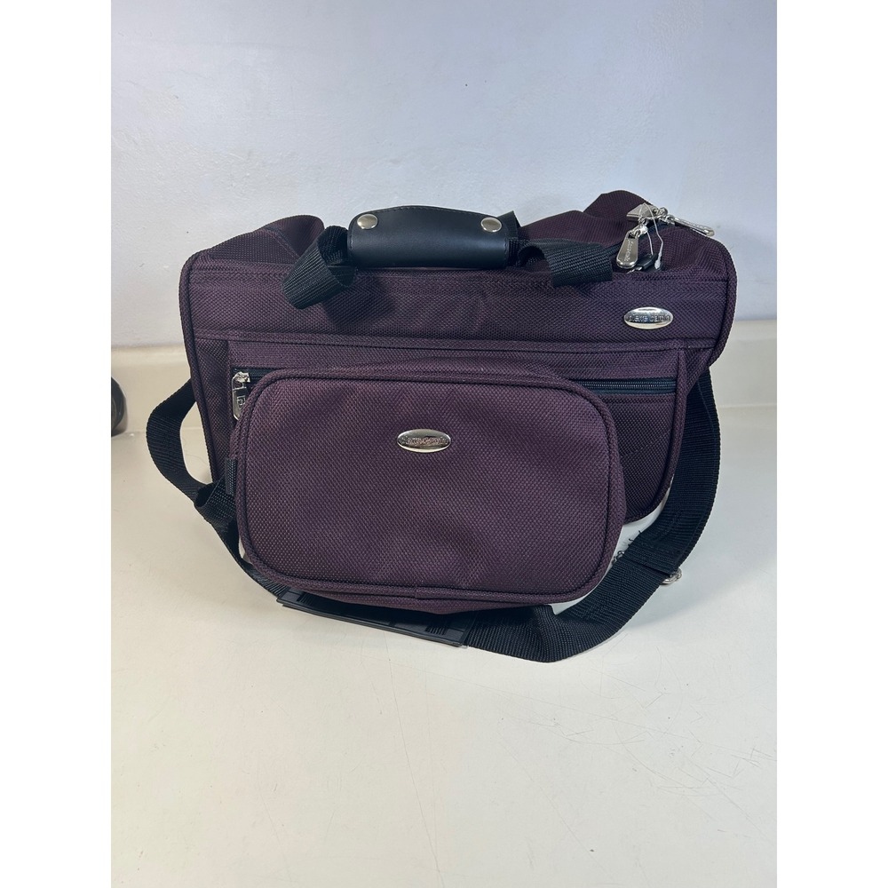 Pierre Cardin Carry-On Travel Bag + Matching Toiletry Bag‎ Set with strap